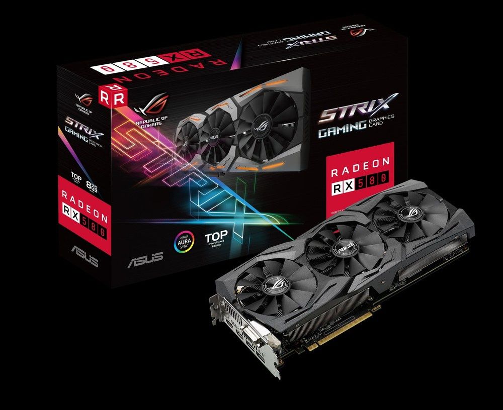 ASUS Radeon RX 580 Strix TOP 8G