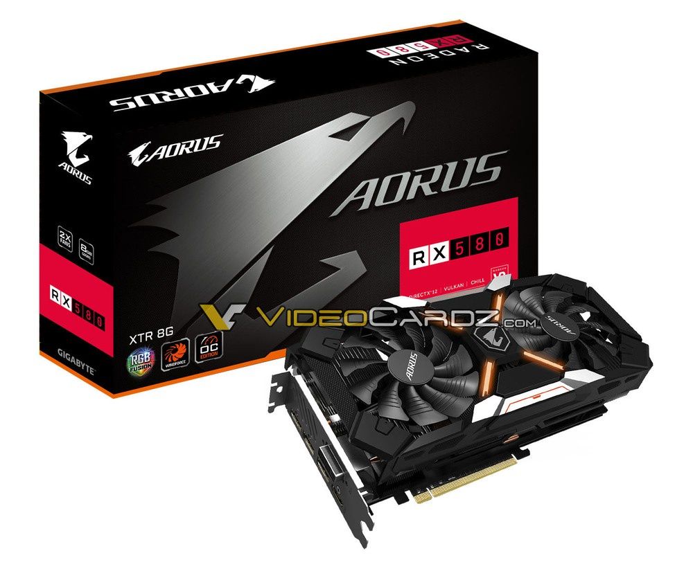 GIgabyte Radeon RX 580 Aorus XTR 8G