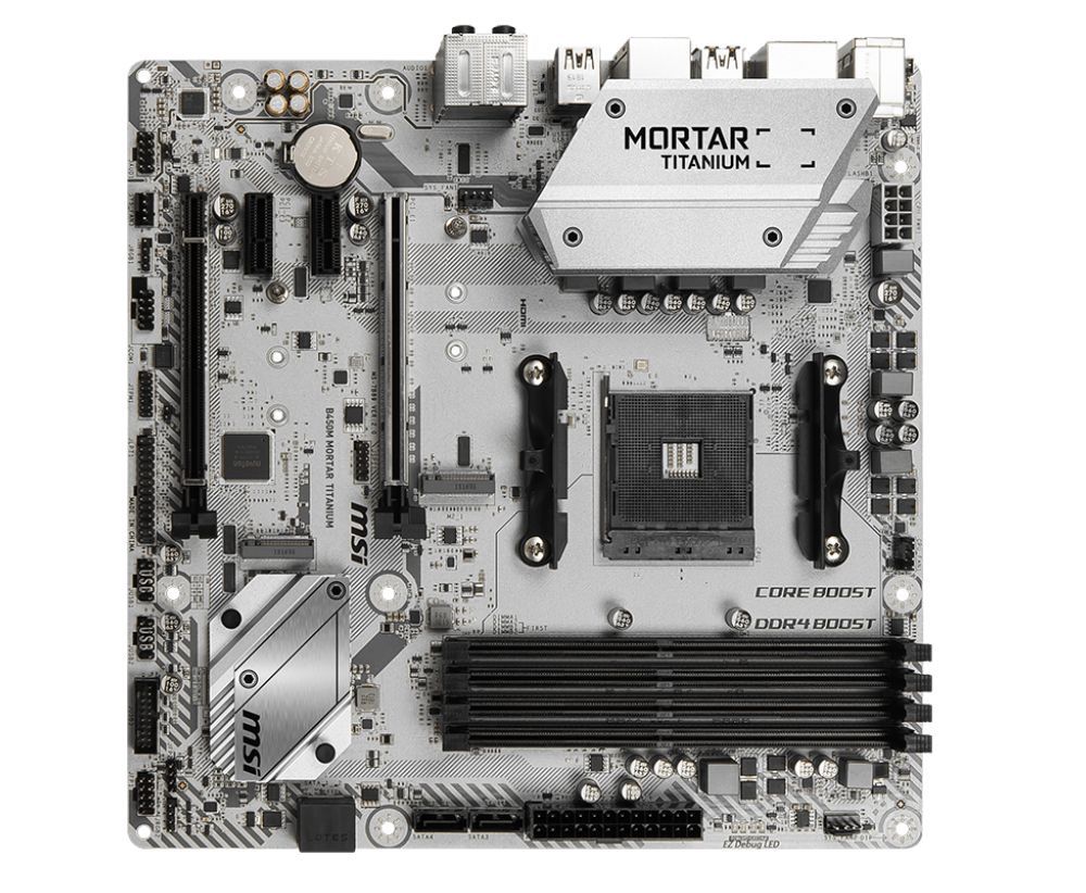 MSI B450M Mortar Titanium