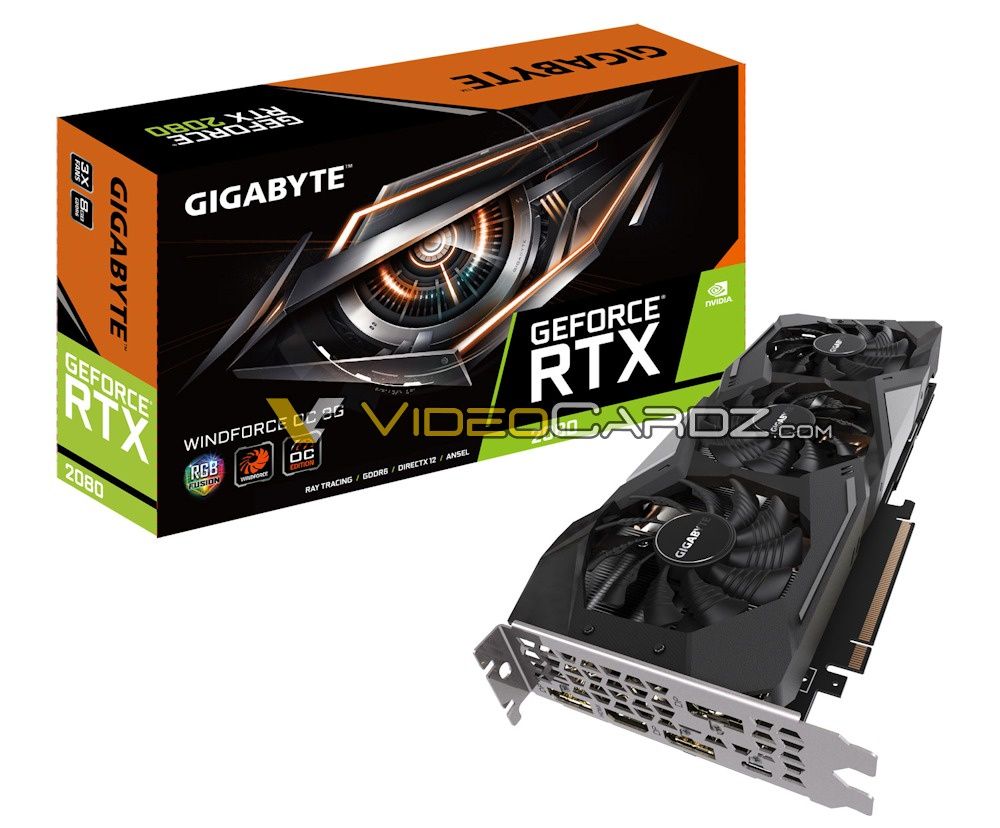 Gigabyte GeForce RTX 2080 WindForce OC 8G