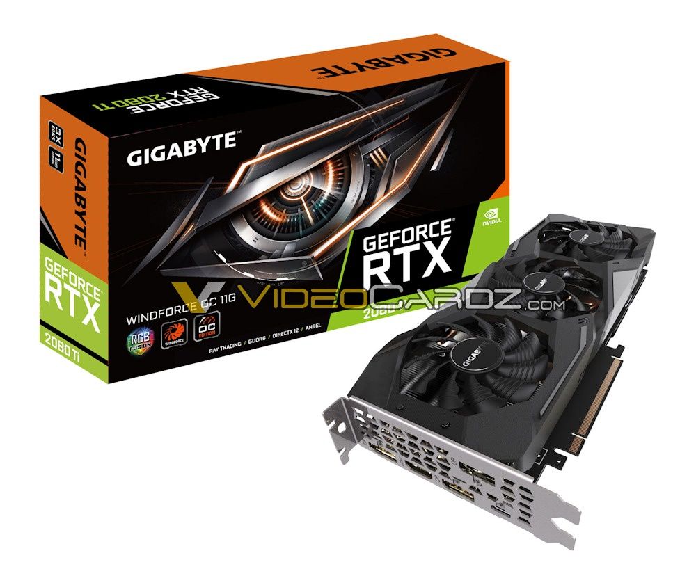 Gigabyte GeForce RTX 2080 Ti WindForce OC 8G