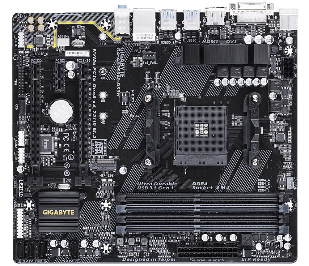 Gigabyte GA-AB350M DS3H