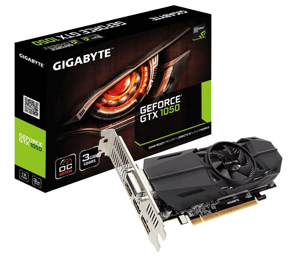 Gigabyte GeForce GTX 1050 OC Low Profile 3G