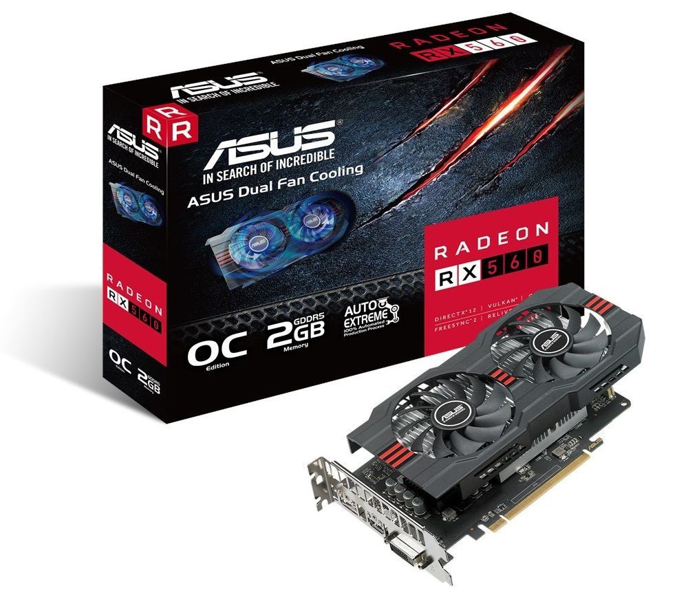ASUS Radeon RX 560 Dual Fan OC 2G