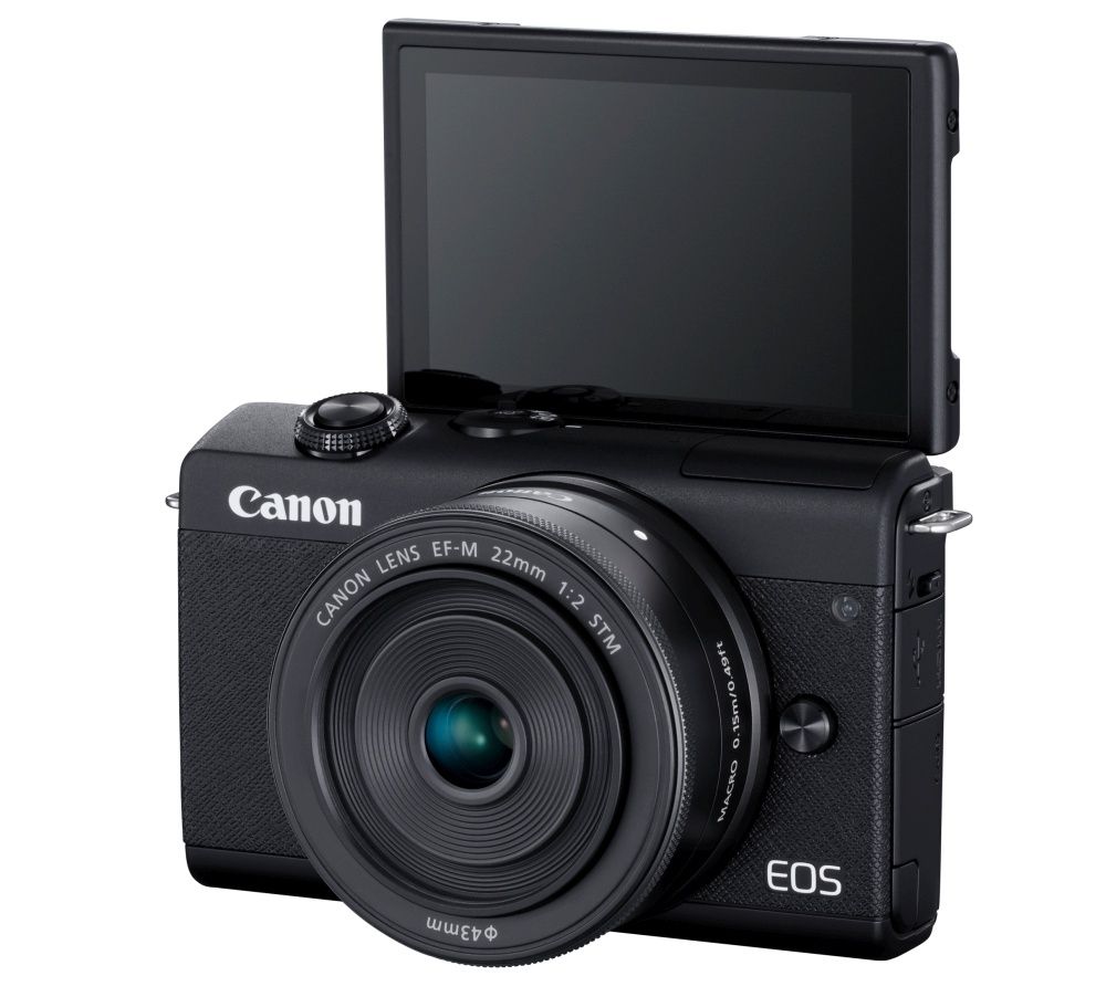 Canon EOS M200 przód odchylany ekran