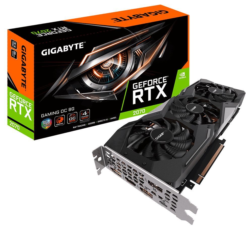 Gigabyte GeForce RTX 2070 Gaming 8G OC
