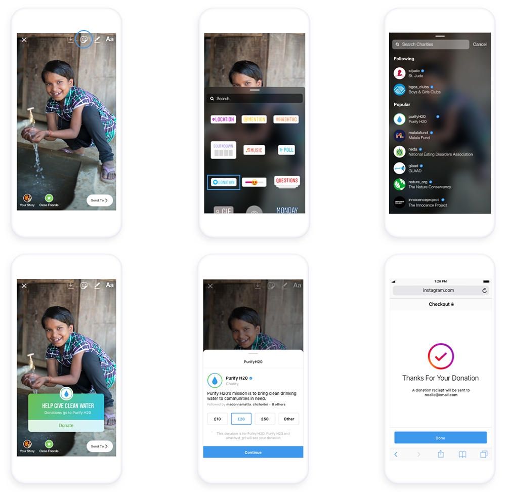 Instagram zbiórka screen
