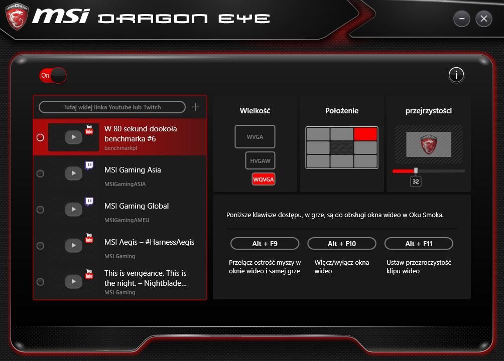 MSI Optimus - Dragon Eye