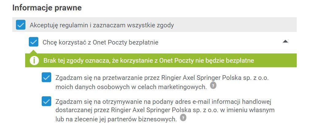 Jak założyć pocztę Onet - część 2