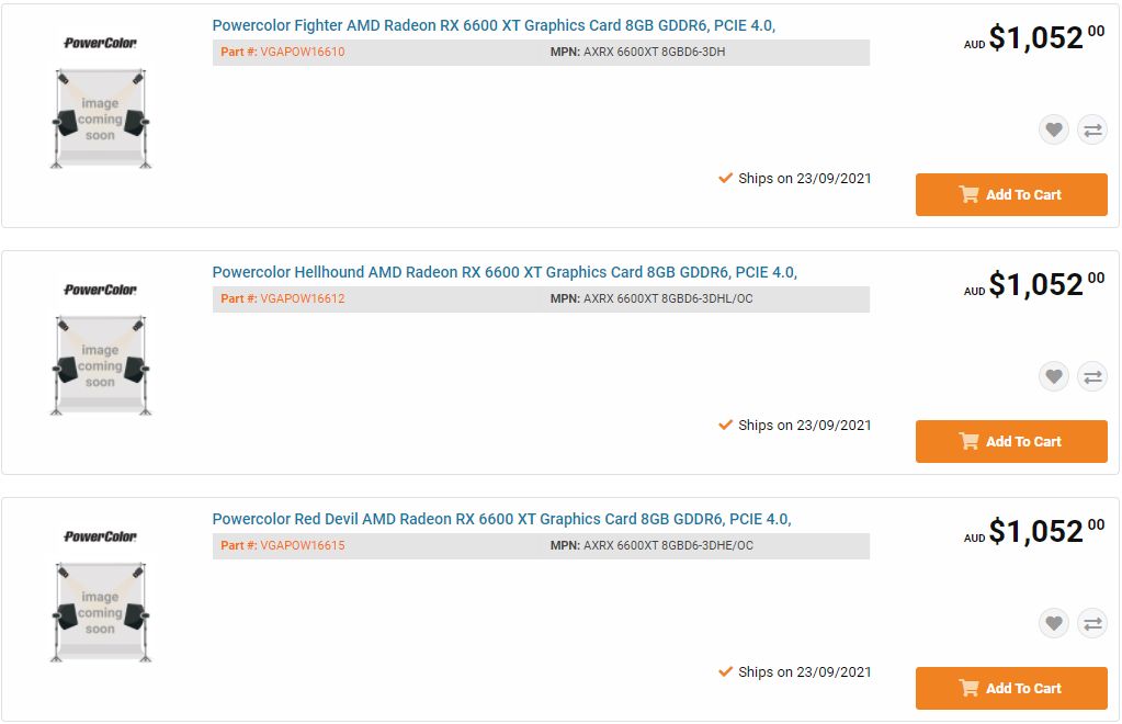 PowerColor Radeon RX 6600 XT - oferty przedsprzedaży