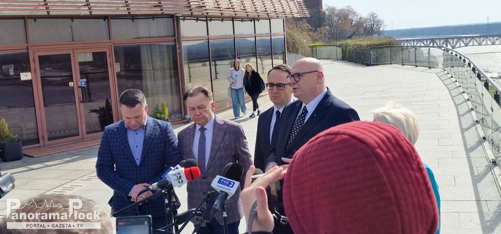 Wizyta Ministra Infrastruktury Dariusza Klimczaka w Płocku