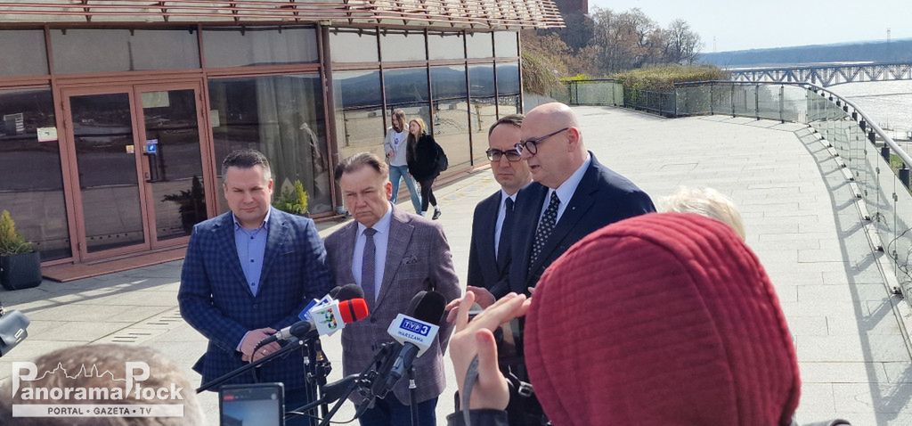 Wizyta Ministra Infrastruktury Dariusza Klimczaka w Płocku