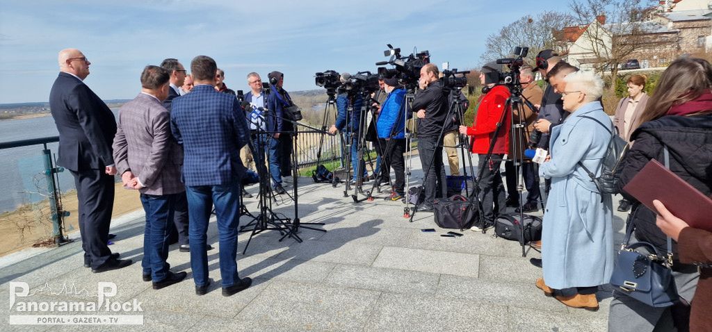 Wizyta Ministra Infrastruktury Dariusza Klimczaka w Płocku