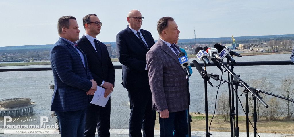 Wizyta Ministra Infrastruktury Dariusza Klimczaka w Płocku