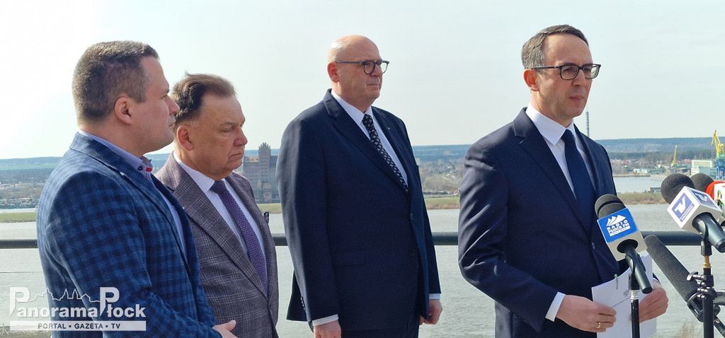 Wizyta Ministra Infrastruktury Dariusza Klimczaka w Płocku