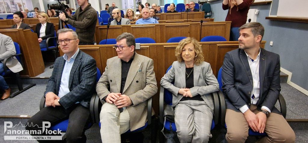 Konferencja dotycząca projektu przebudowy głównej stacji uzdatniania wody w Płocku, przy ul. Górnej