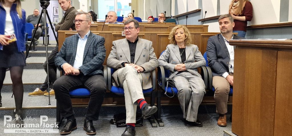 Konferencja dotycząca projektu przebudowy głównej stacji uzdatniania wody w Płocku, przy ul. Górnej