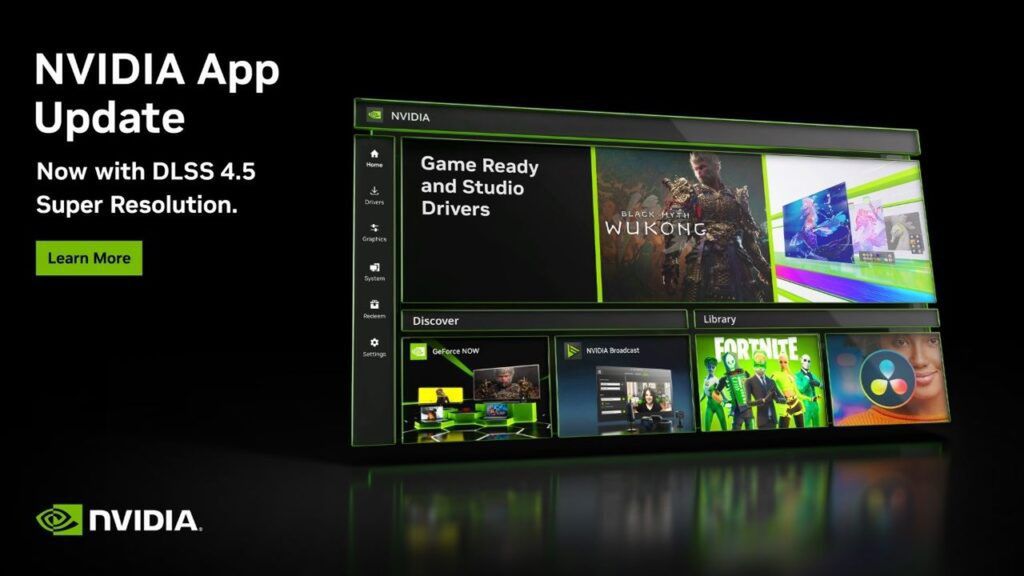 DLSS 4.5 już dostępne - pobierz aktualizację Nvidia APP