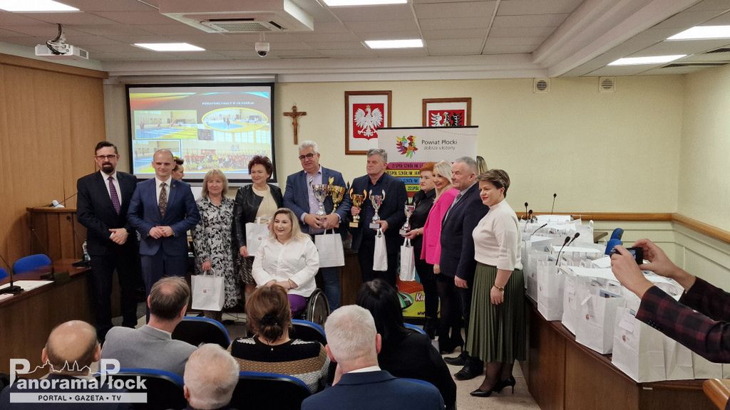 Powiatowa Gala Sportu w Starostwie Powiatowym w Płocku