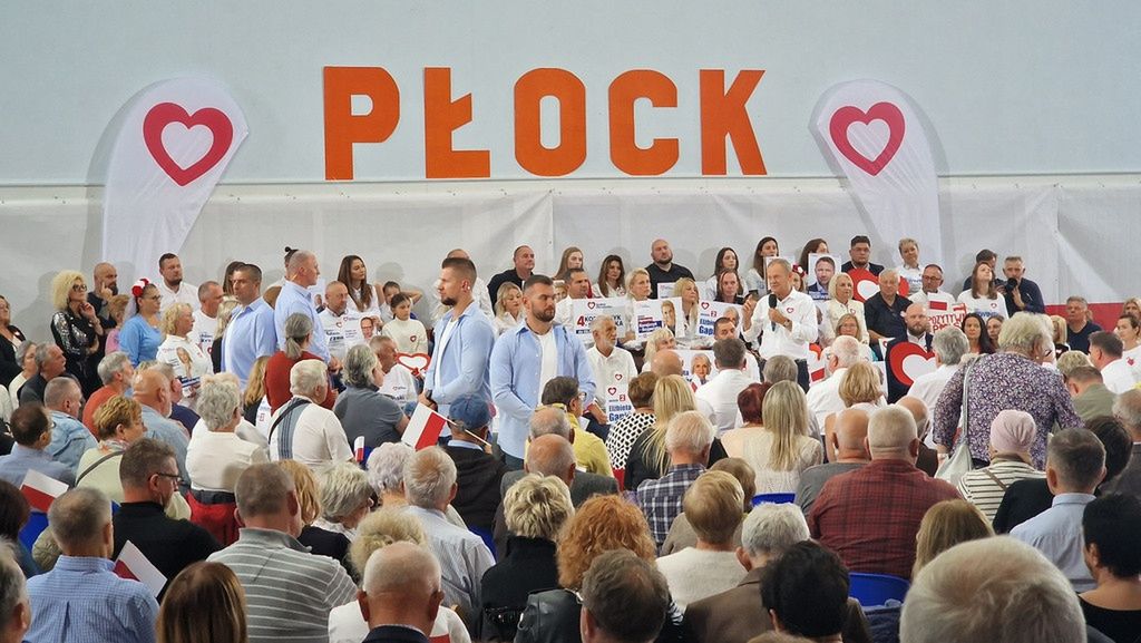 Donald Tusk w Płocku