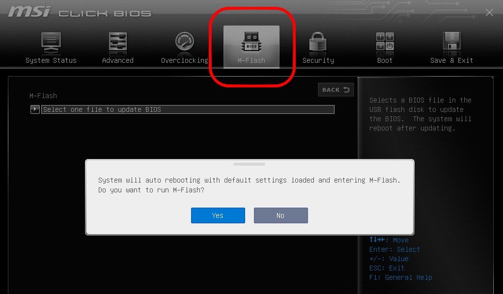 MSI ClickBIOS i narzędzie do flashowania BIOS