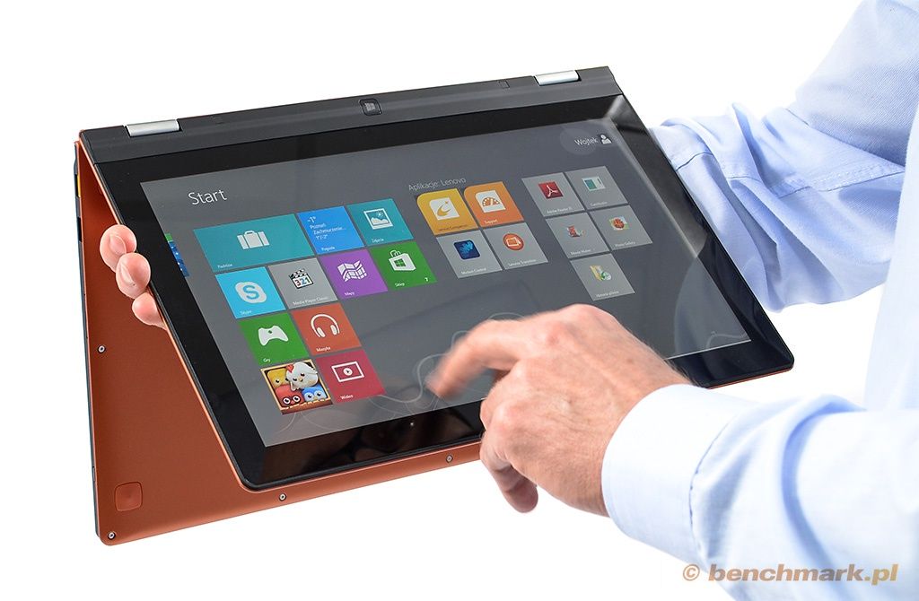 Lenovo Yoga 13 tryb namiotu
