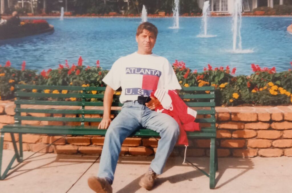 Mirosław Rzepkowski w Atlancie, rok 1996 fot. archiwum rodzinne Mirosława Rzepkowskiego
