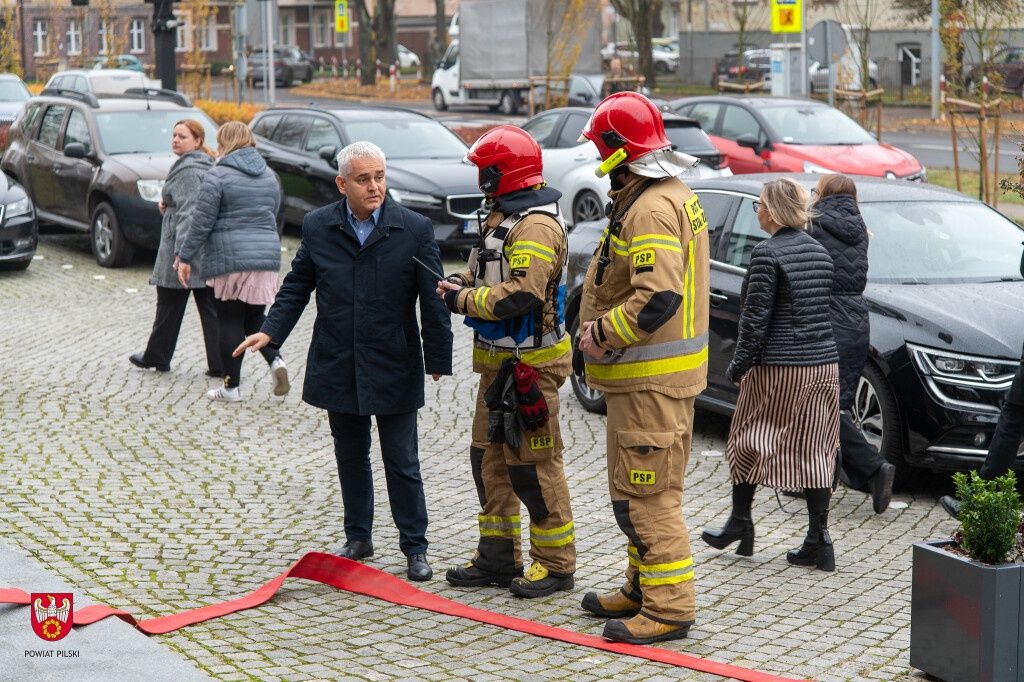 Ewakuacja w starostwie