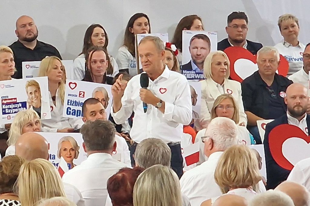 Donald Tusk w Płocku