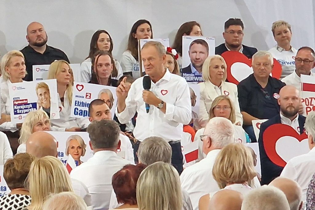 Donald Tusk w Płocku