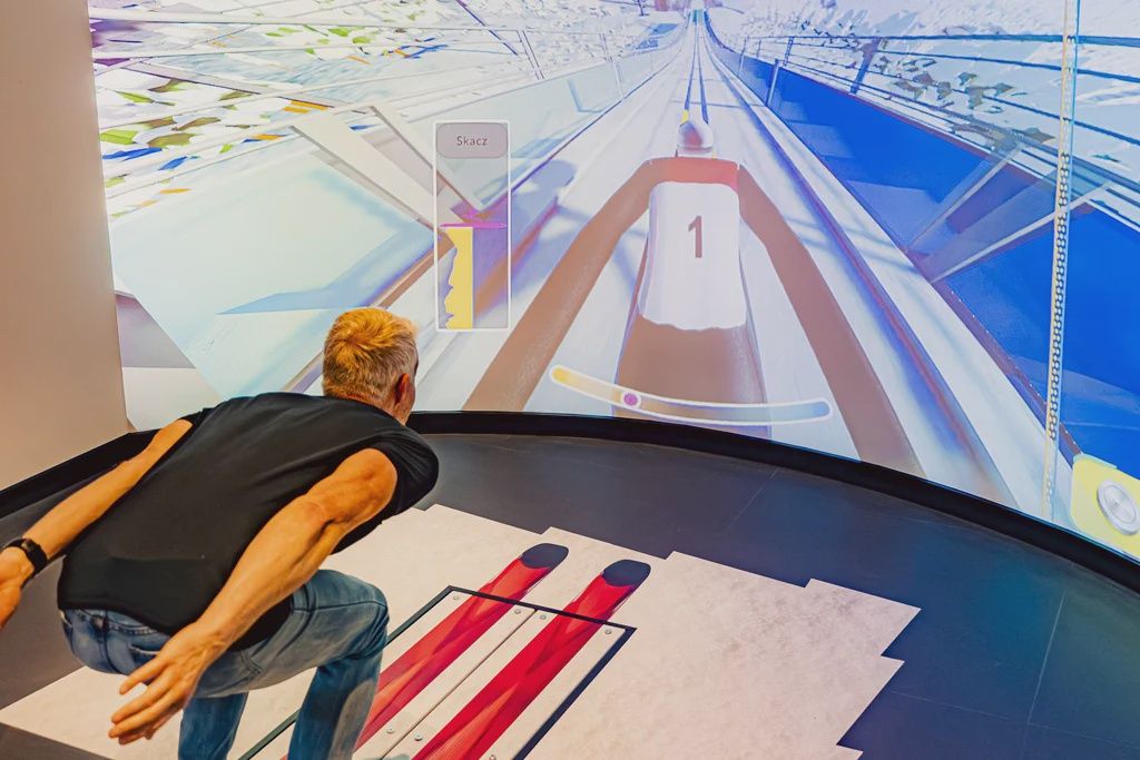 Symulator skoków narciarskich