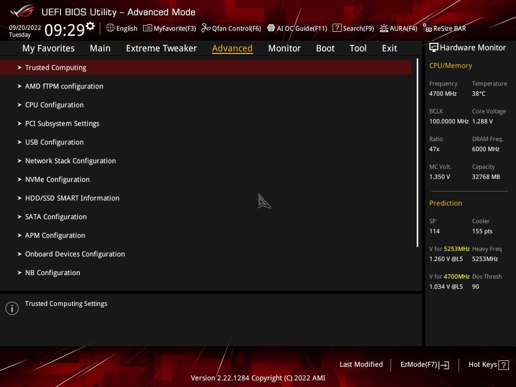 ASUS ROG Crosshair X670E Hero - UEFI BIOS