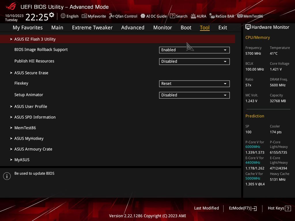 ASUS ROG Maximus Z790 Dark Hero - UEFI BIOS