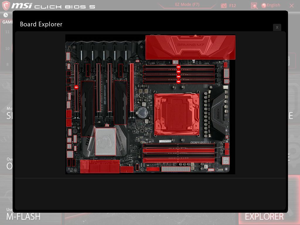 MSI X299 Gaming M7 ACK - UEFI