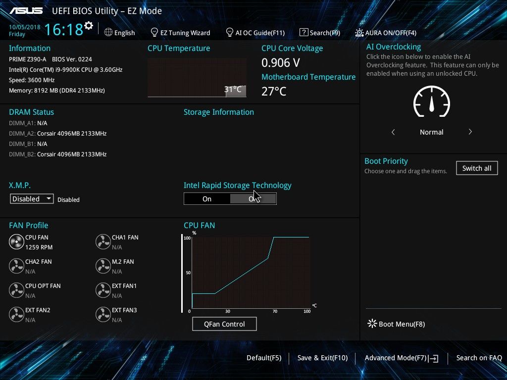 ASUS Prime Z390-A - UEFI BIOS