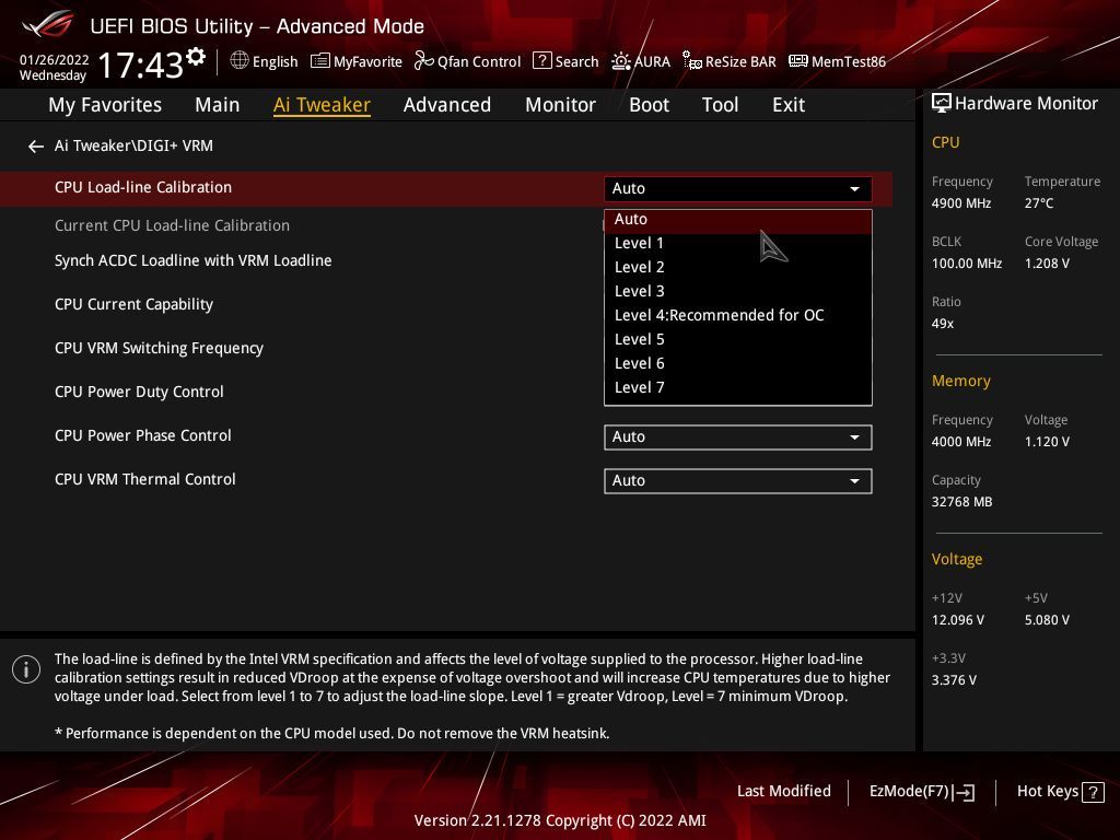 ASUS ROG Strix B660-F Gaming WIFI - UEFI BIOS