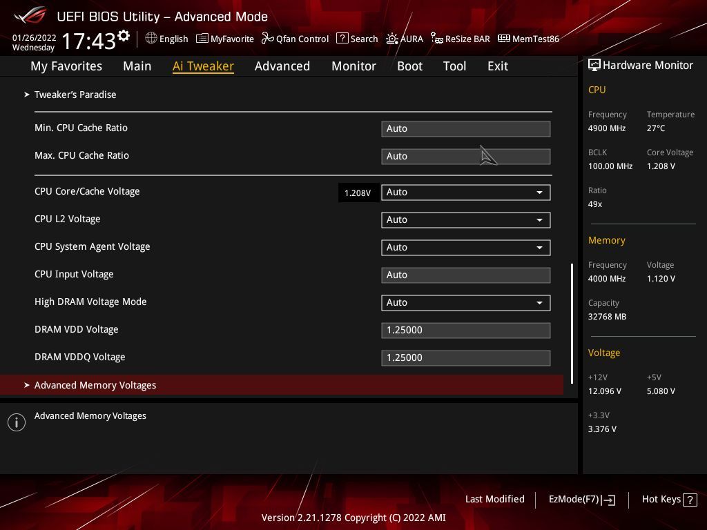 ASUS ROG Strix B660-F Gaming WIFI - UEFI BIOS