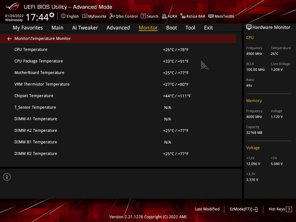 ASUS ROG Strix B660-F Gaming WIFI - UEFI BIOS