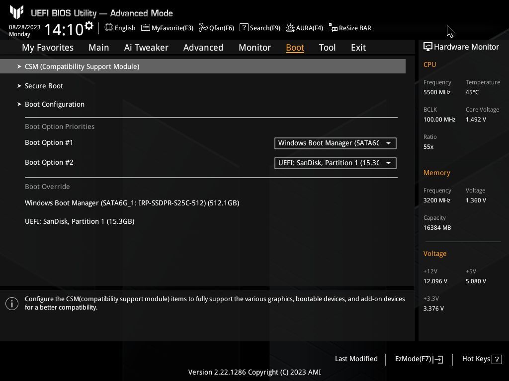 AASUS UEFI BIOS