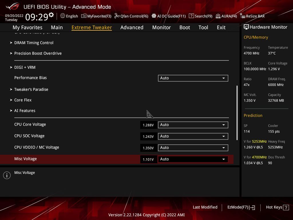 ASUS ROG Crosshair X670E Hero - UEFI BIOS
