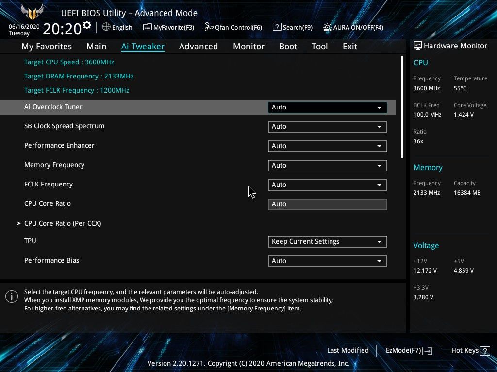 ASUS TUF Gaming B550M-Plus (Wi-Fi) - UEFI część 3