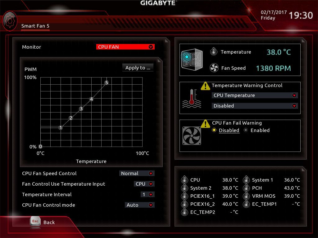 Gigabyte Aorus GA-Z270X-Gaming 9 - UEFI BIOS