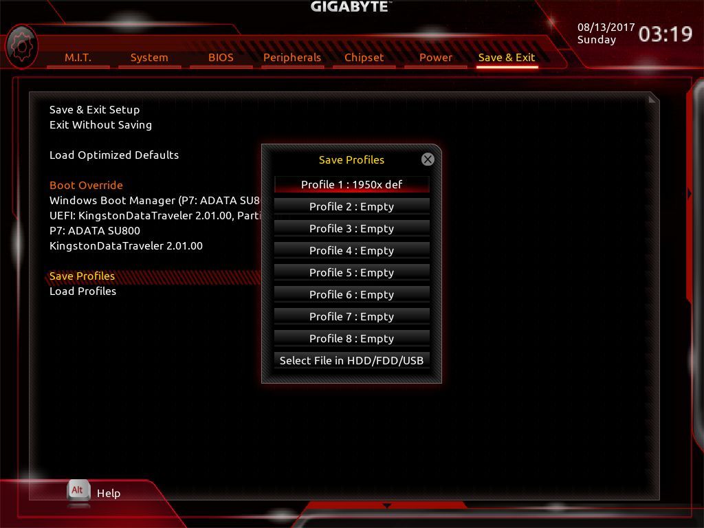 Gigabyte X399 Aorus Gaming 7 - UEFI DualBIOS