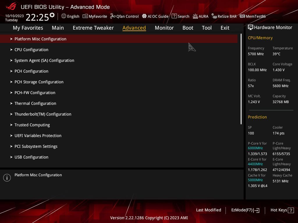 ASUS ROG Maximus Z790 Dark Hero - UEFI BIOS