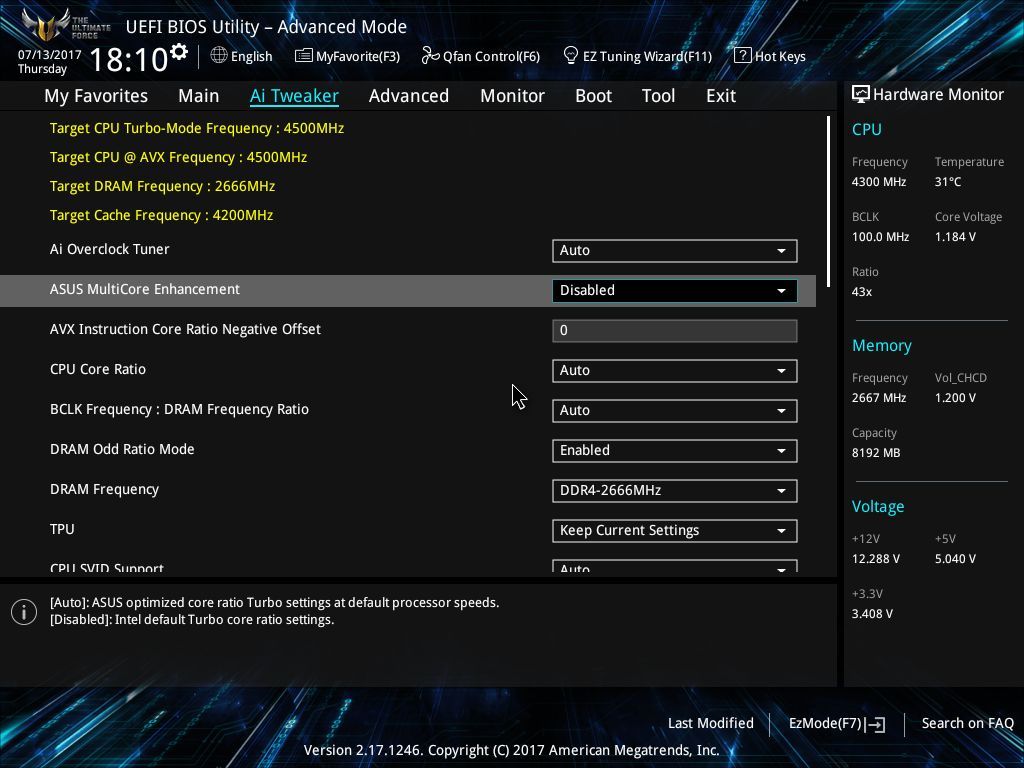 ASUS TUF X299 Mark 1 - UEFI BIOS