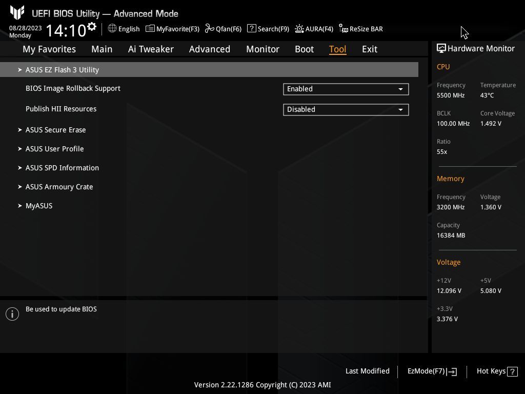 AASUS UEFI BIOS