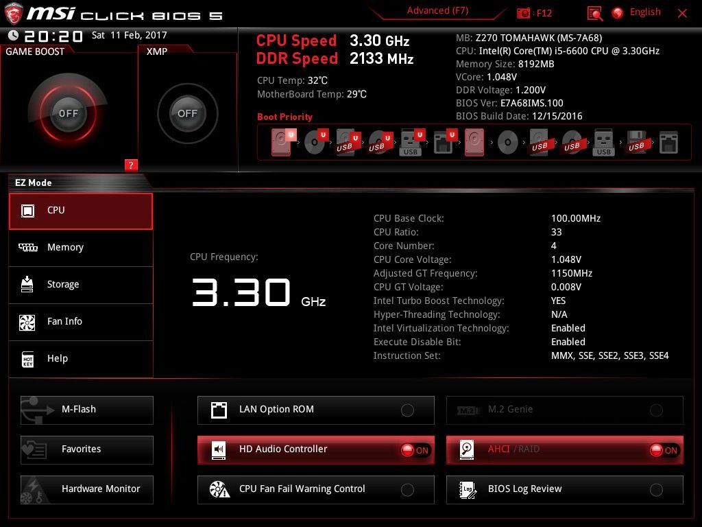 MSI Z270 Tomahawk