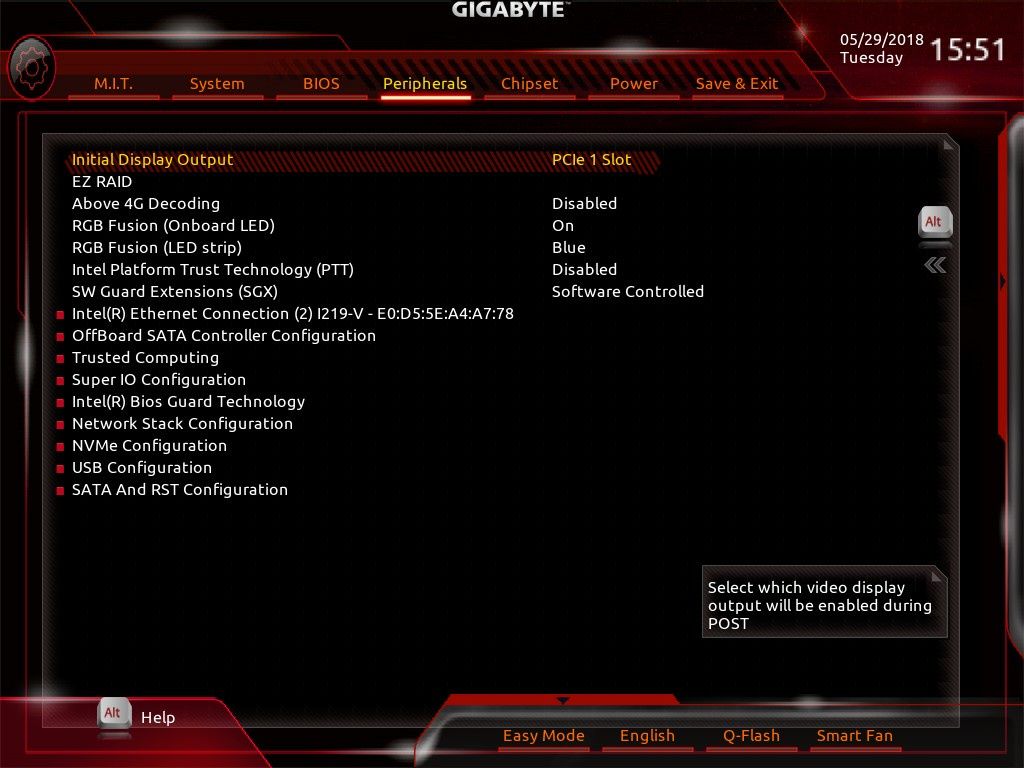 Gigabyte Z370 HD3-OP - UEFI BIOS