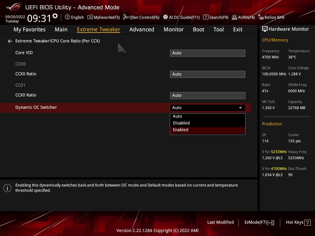 ASUS ROG Crosshair X670E Hero - UEFI BIOS