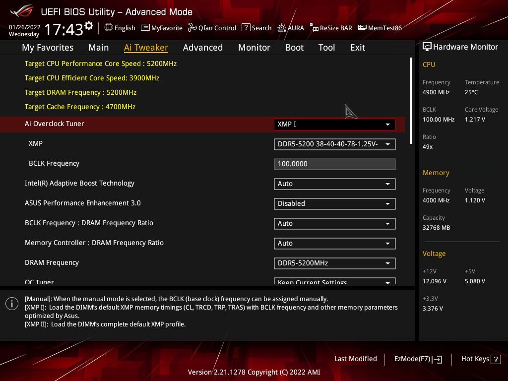ASUS ROG Strix B660-F Gaming WIFI - UEFI BIOS